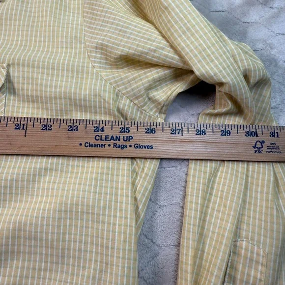 VTG 50s 60s Tem Tex Extra Long Tails Men's Western Pearl Snap Shirt Sz 18 35